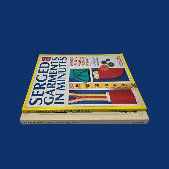Vintage 1974 Super Sewing New Bishop/Arch Book and Serged Garments in Minutes - Picture 4 of 16